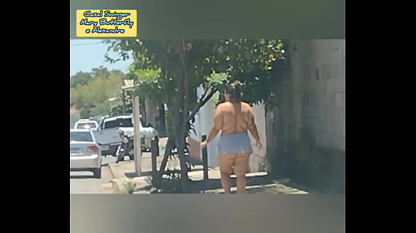 Real and hard exhibitionism in busy public places and during the daytime, streets and squares