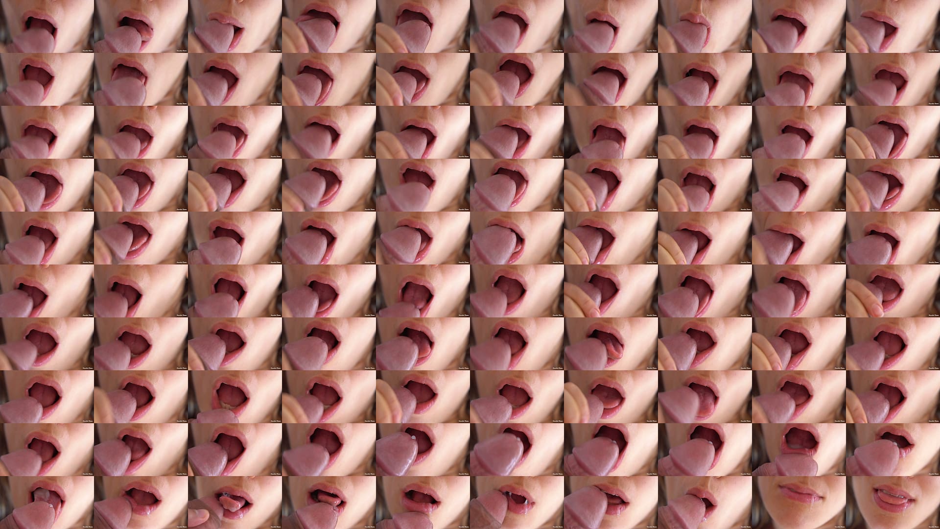 Her Soft Big Lips And Tongue Cause Him Cumshot, Super Closeup Cum In Mouth 预览图