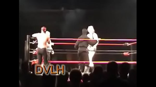 Isis 7 foot tall female wrestler up 3 men DVLH Wrestling
