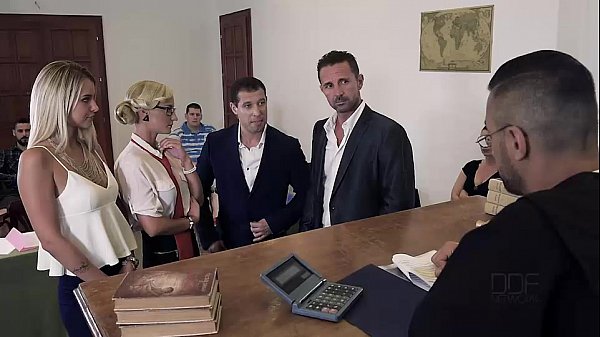 Download Video - Judgement Day - Sexy Lawyer Negotiates Double Penetration