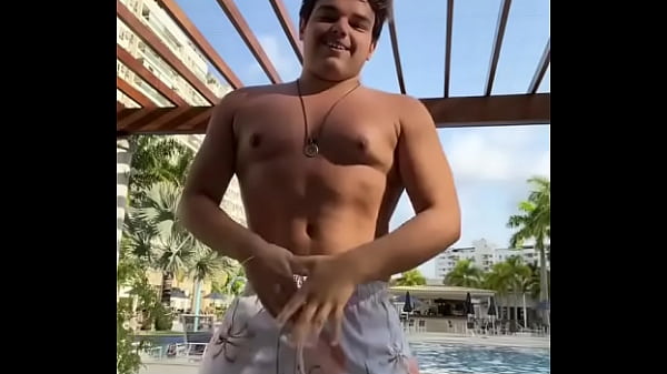Hot Boy Brazilian Dance In pool