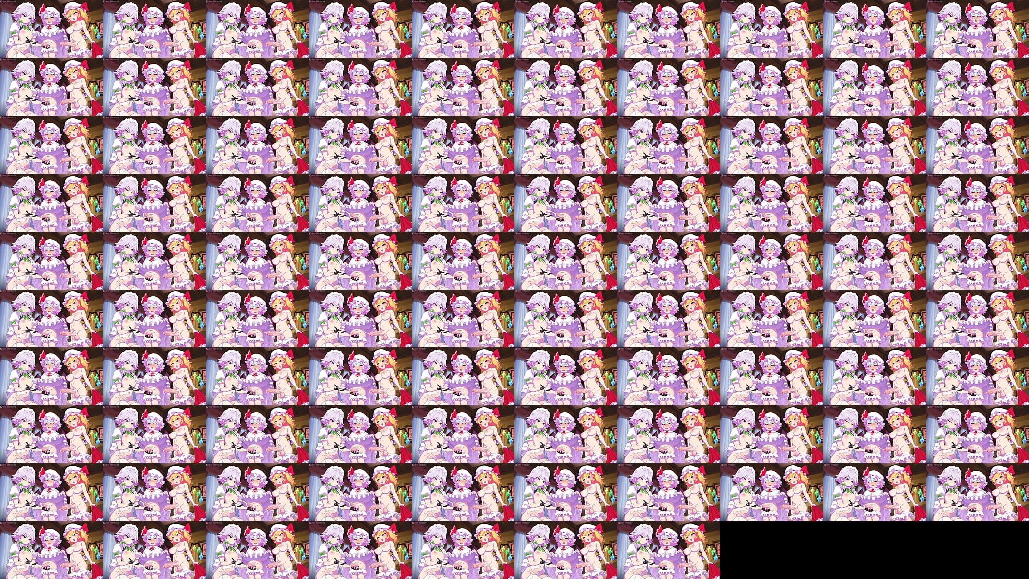 Remilia Scarlet cutely masturbates 预览图