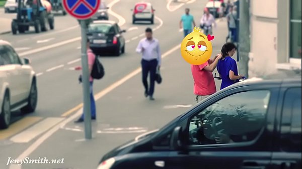 Hidden Cam Captures Jeny Getting Stripped in Public
