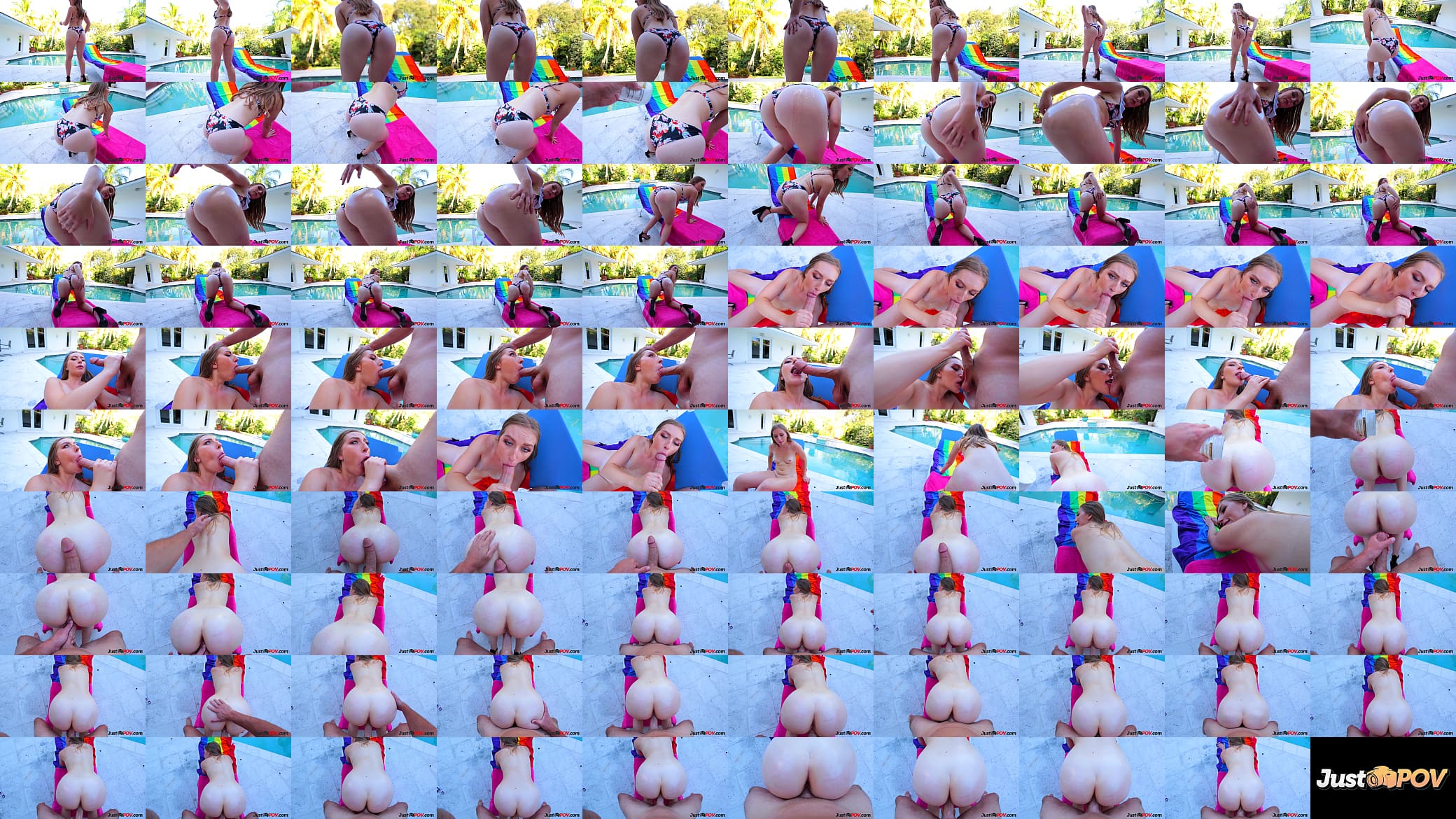Big Booty Sera Moon Gets Fucked By BWC Poolside 预览图