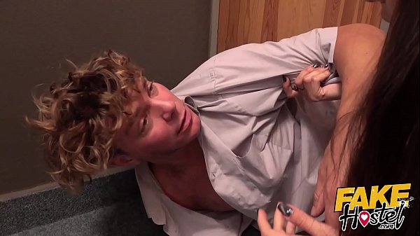 Download Video - Fake Hostel Young cute little butt brunette creampie