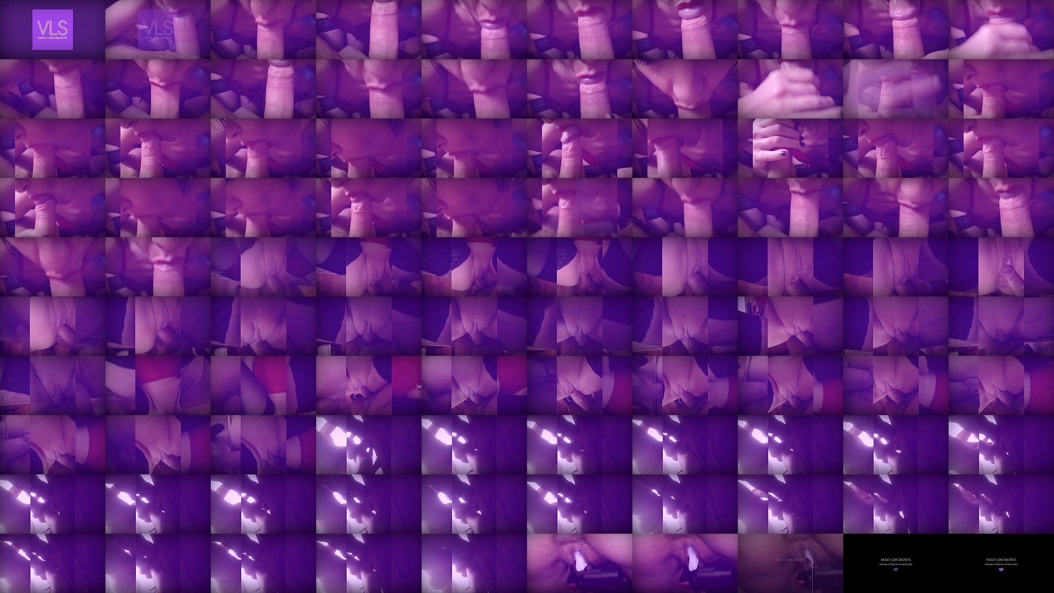 Violet Love Secrets | Best Blowjob and Pussy Creampie 预览图