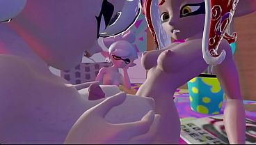 Callie and Marie fight for an Futa Octos's vote