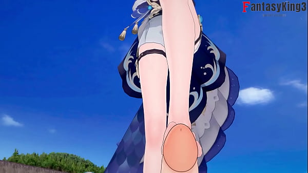 Furina fucking in the beach | Genshin impact | Full on RED