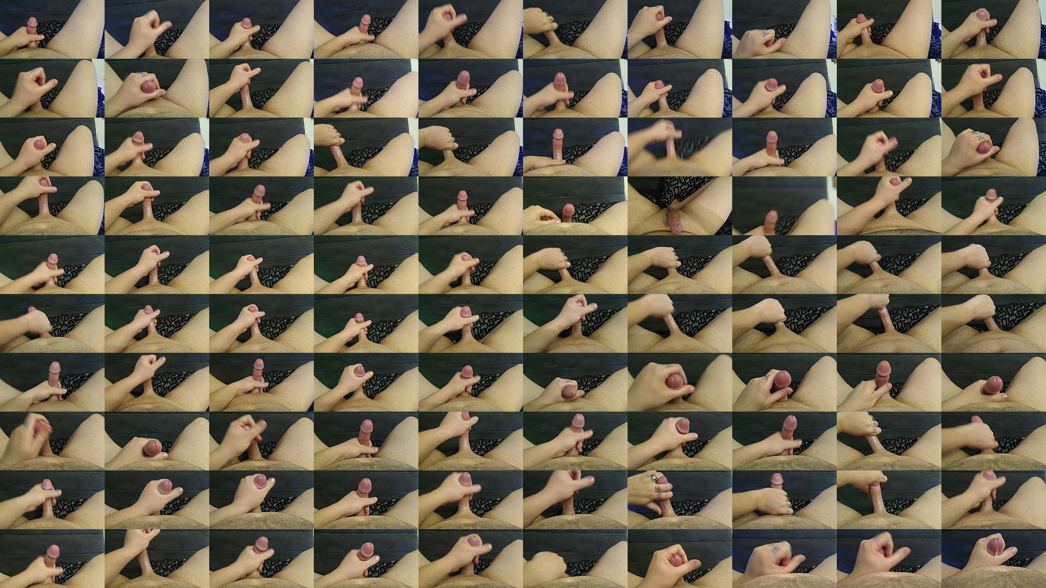 Stroking my hard cock to climax 预览图