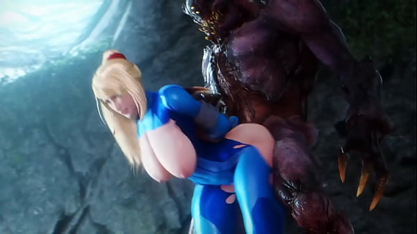 Gangbang Brutal Destroza A Samus Por Completo