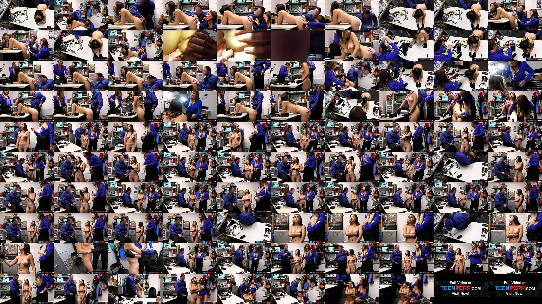 Shoplifter Violet Gets Caught Shoplifting in The Mall While Wearing a Burglar Costume - Teenerp 预览图
