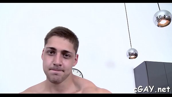 Double anal penetration during three-some homos...