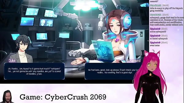 VTuber LewdNeko Plays CyberCrush 2069 Part 1