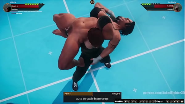 Vittoria VS Lord Jerle (Naked Fighter 3D)