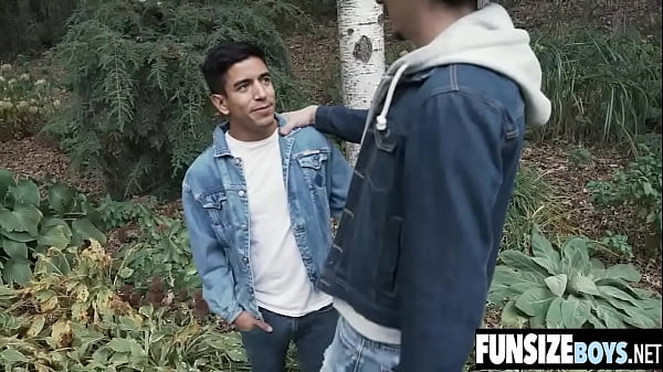 Download Video - Big dick boss barebacks small latin gardener's twink asshole