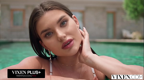 VIXEN Petite Beauty Stefany Kyler Rides His Cock in Steamy Poolside Sex