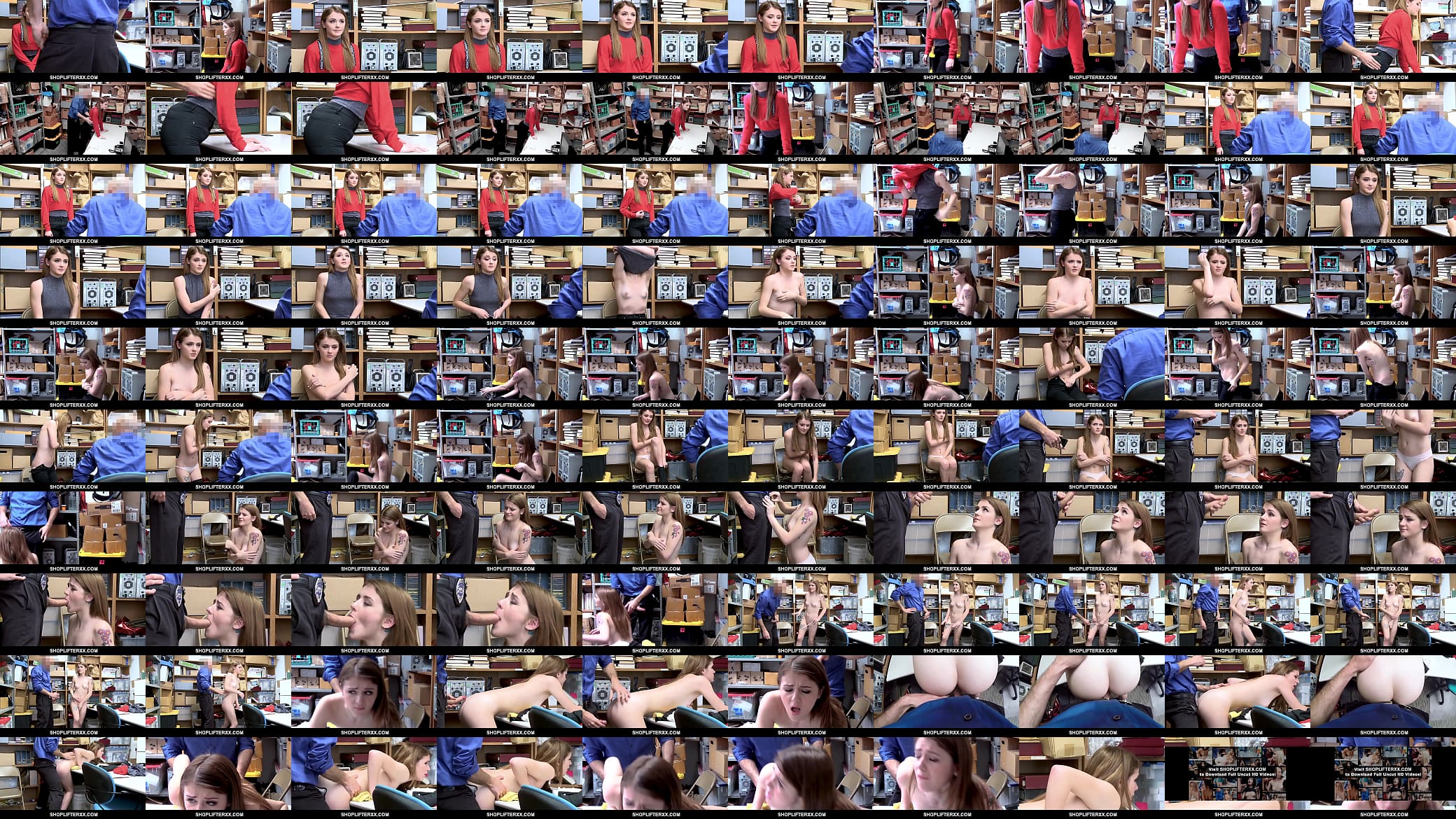 Petite redhead Rosalyn sucks mall officer&#039;s cock - shoplyfter shoplifting shoplifter-sex shoplifter-xxx porn video tube videos porno 预览图