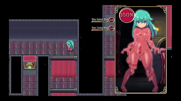 Download Video - Mage Kanades Futanari Dungeon Quest &lbrack; Hentai Game PornPlay &rsqb; Ep&period;3 latex slime suit is pumping her tiny futa cock