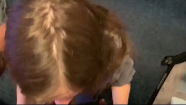 Lesbian bestfriend comes to my room again to give me sloppy suck off time (Commentary)