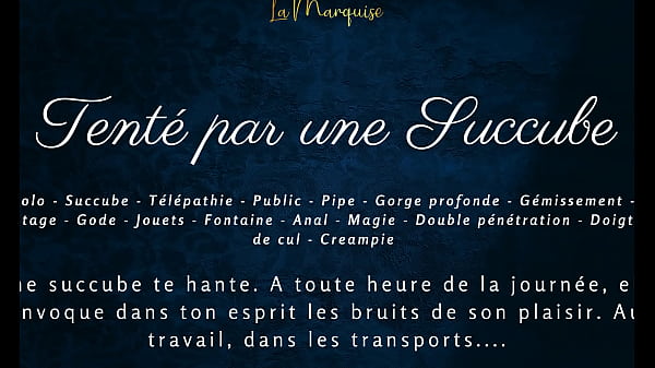 Download Video - Tent&eacute; par une succube - French dirty talk public succubus anal