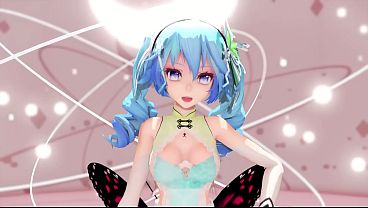 Butterfly Miku Sex - Shake it! MMD by Gorilla Card