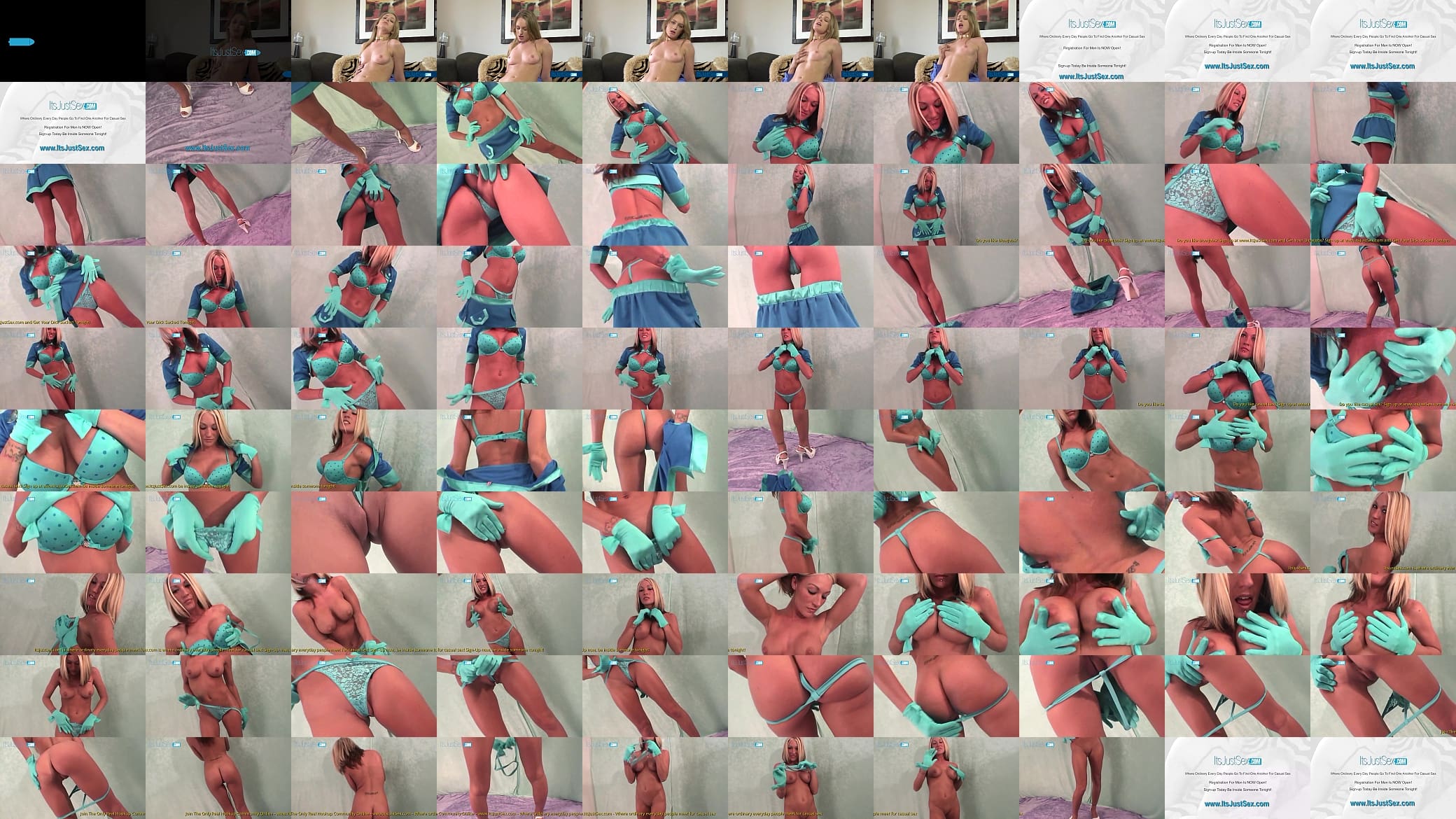 Starri Knight Strips Out Of Her Sexy Little Gstring 预览图