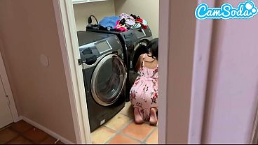 Fucked my step-sister while doing laundry