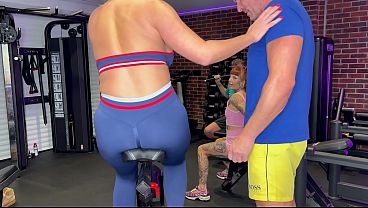 Hot foursome with the older gym fit couple!