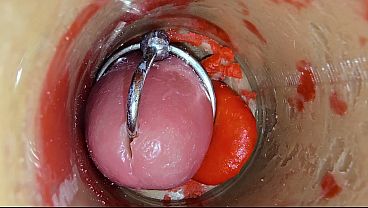 Download Video - Oh fuck you&period;&period; I'm going to get pregnant&excl; dose Ejaculation of sperm inside pussy toy