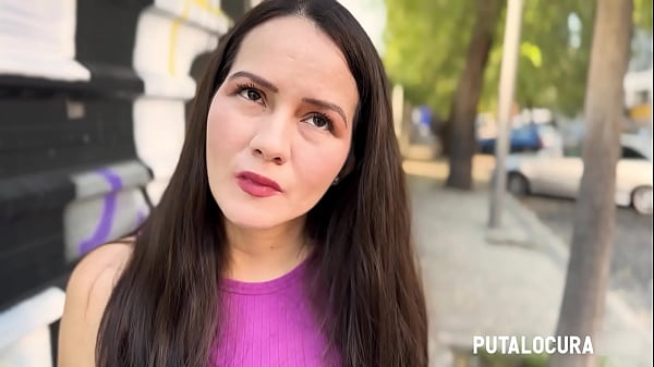 PutaLocura - The sensual Mexican Kiara M is convinced by Torbe and swallows semen while caught.
