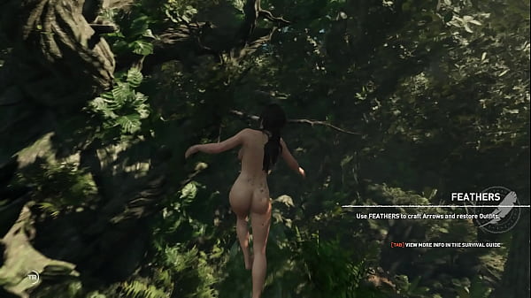 Big Breasted Amazon Woman Lost in the Jungle Nude