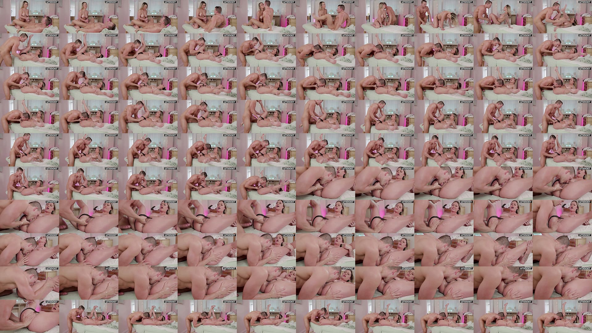 Spa Massage Turns Into Cunt Eating and Deep Missionary Cock... Big Titted Blonde Cums Hard With Her Legs in the Air 预览图