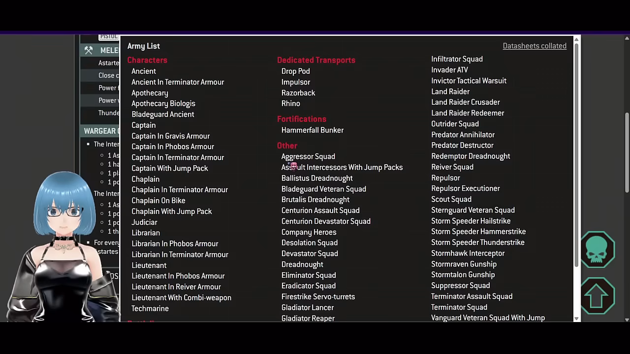 Entendiendo las Hojas de Datos Datasheets Warhammer 40K