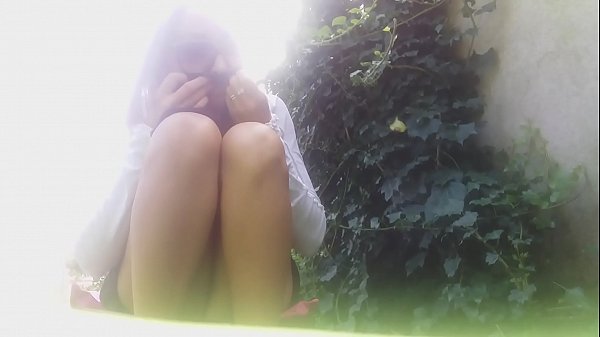 my m. pees in the garden! what mischief! and then she touches her ....