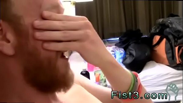 Foot fisting and young male students each other...