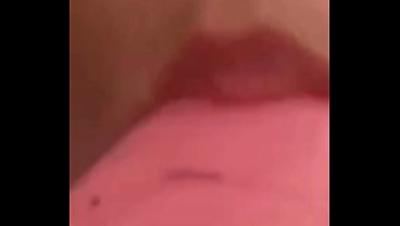 sucking dildo thinking of your dick