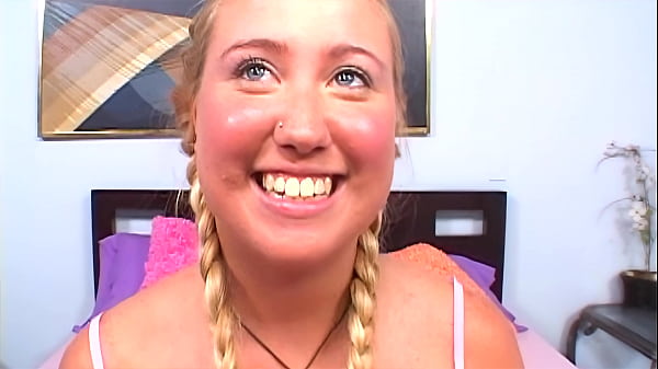 Small boobed blonde teen Jasse Monroe got her nipples pierced along with her clit, to help...