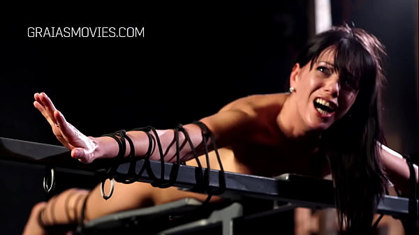 Screaming little slut whipped hard