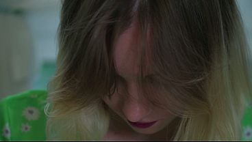 At the Window at Sunset