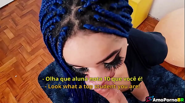 Badly behaved stepsister, fucking in the middle of the living room - AmoPornoBR