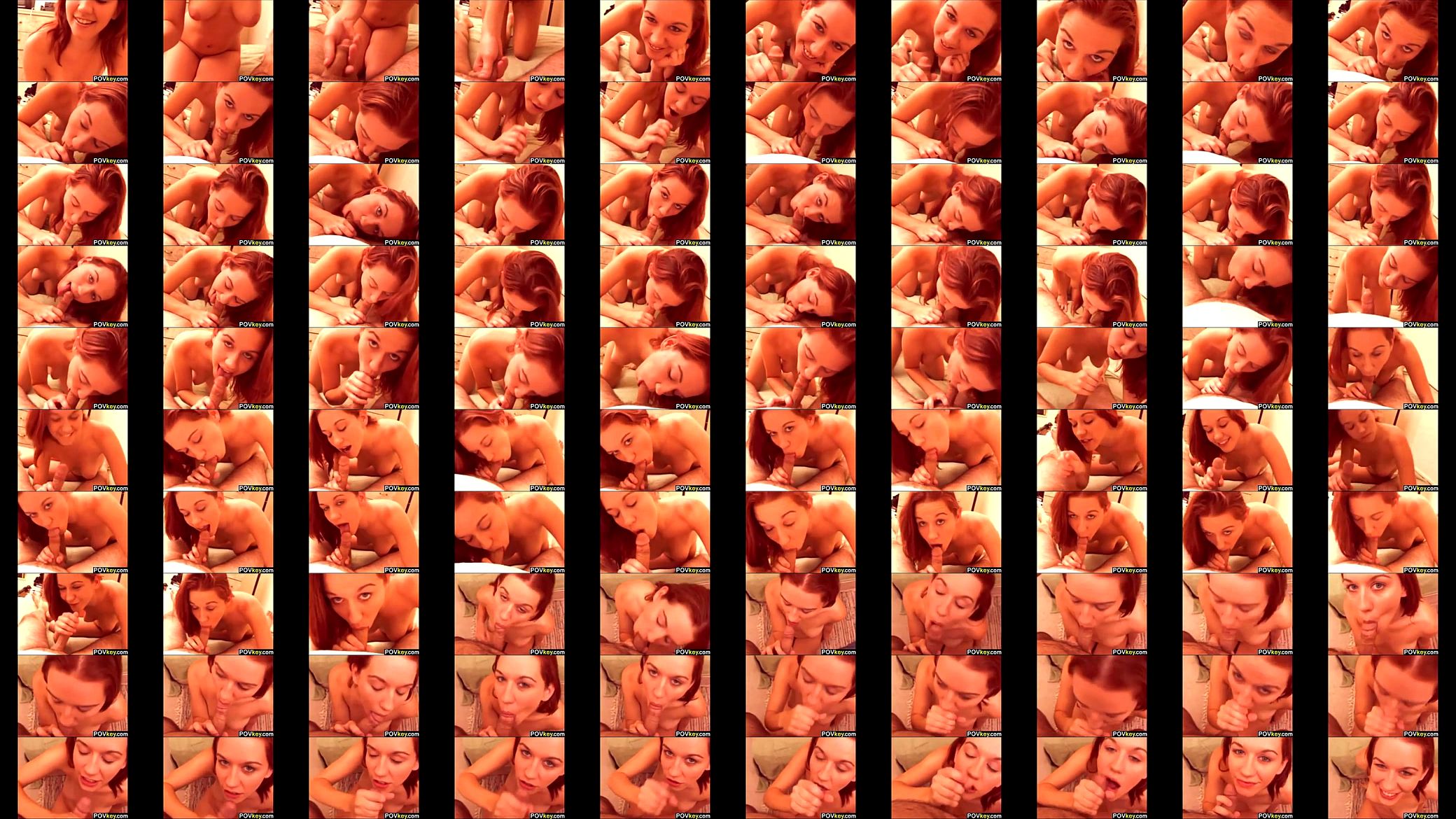 Redhead Gives A Blowjob Point Of View 预览图