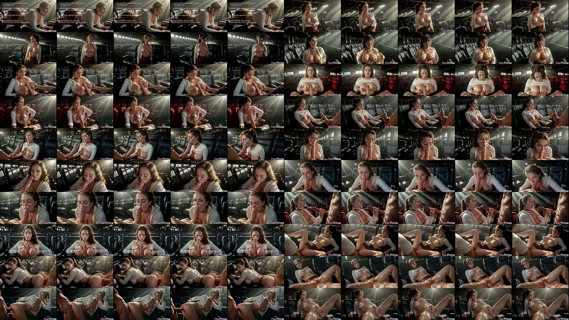 The milf desperately needed to get fucked, so we did it right in the movie theater. [Ai] 预览图