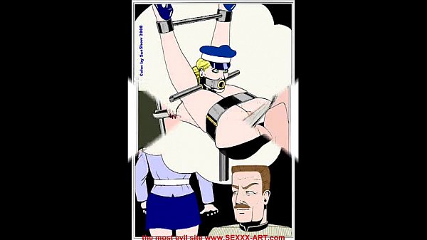 Giant Breast Tied Nipples Clamped