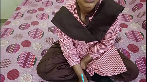 Desi college student was fucking in college uniform with teacher on coching time mms