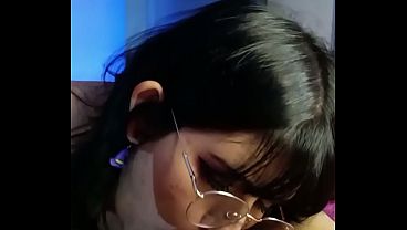 I suck my neighbor's dick and he lets me drink his cum