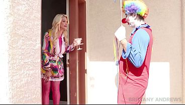 Brittany Andrews And Clown Ted E Surprise Sensual Creampie!
