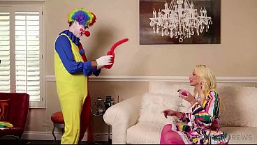 Brittany Andrews And Clown Ted E Surprise Sensual Creampie!
