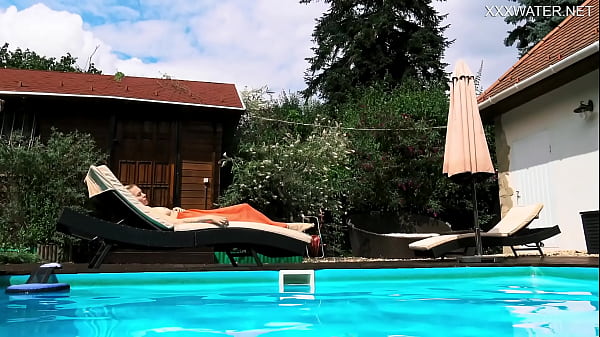 Swimming pool hot erotics with Mimi Cica dressed up