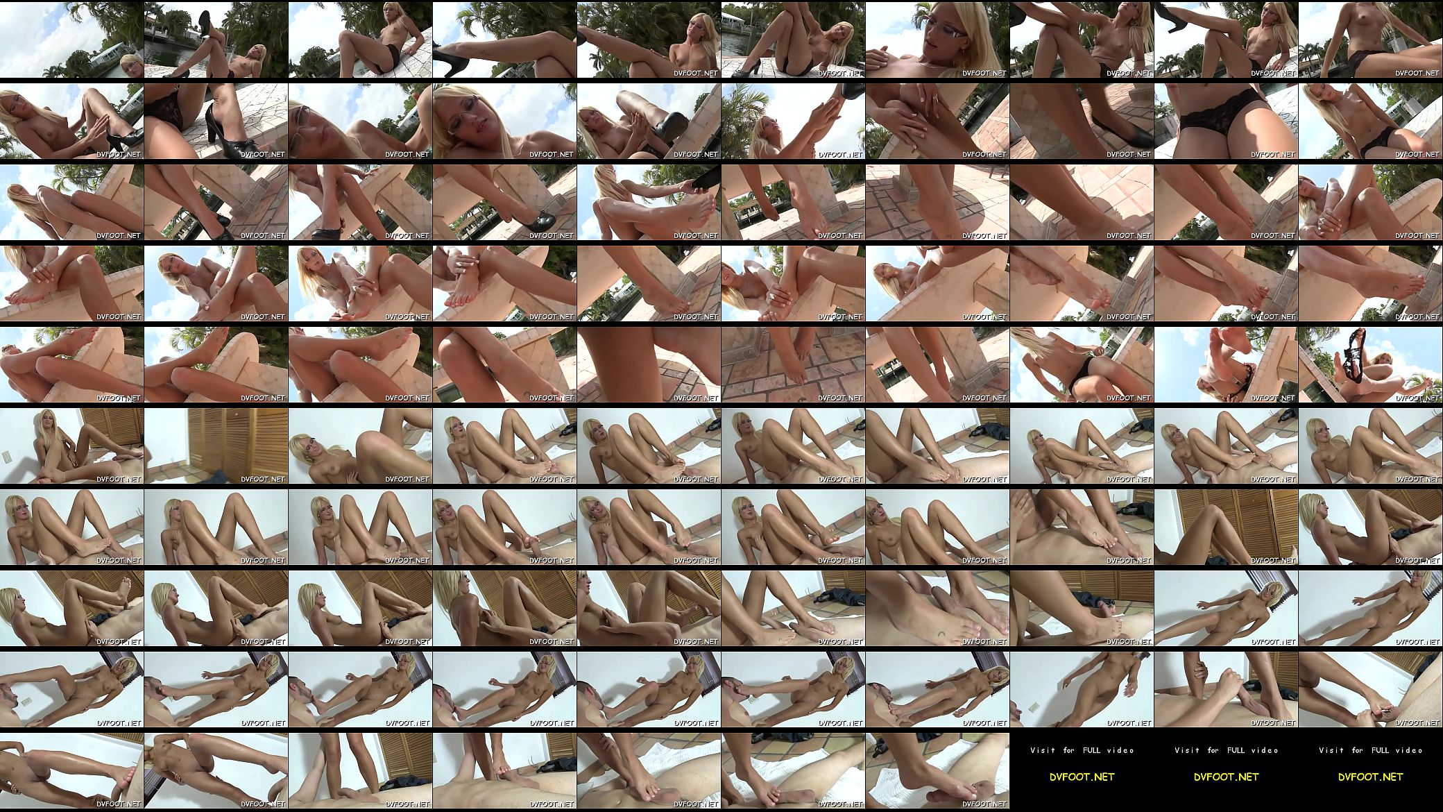 Hawt babe gets her foot sucked by a chap with a foot fetisj 预览图