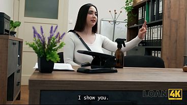 LOAN4K. A Young Student girl Seduced a Loan officer with her Big Natural Tits